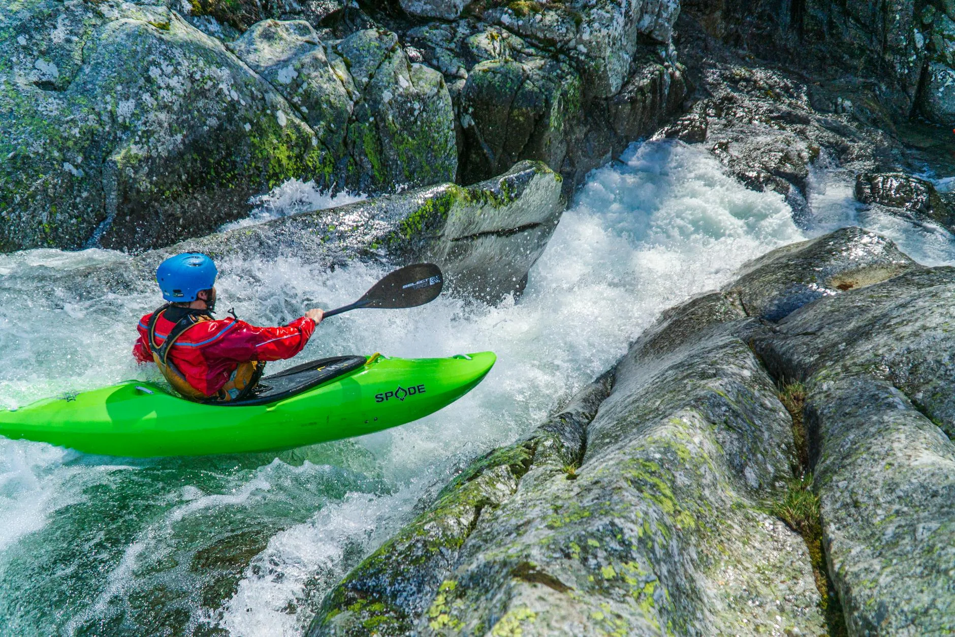 Le kayak sur la Soča